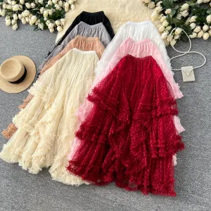 Fairy Layered Mesh Puffy Skirt