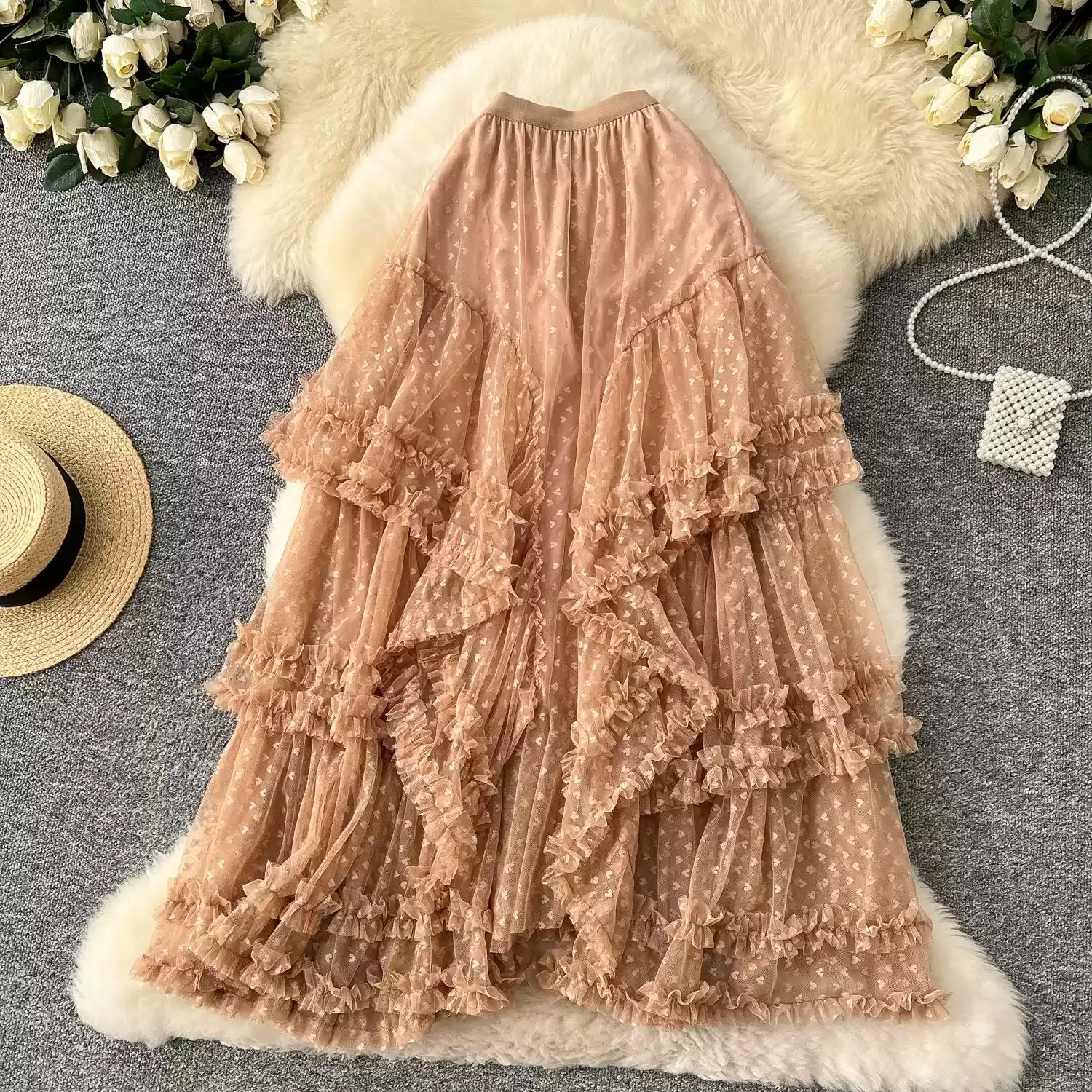Fairy Layered Mesh Puffy Skirt