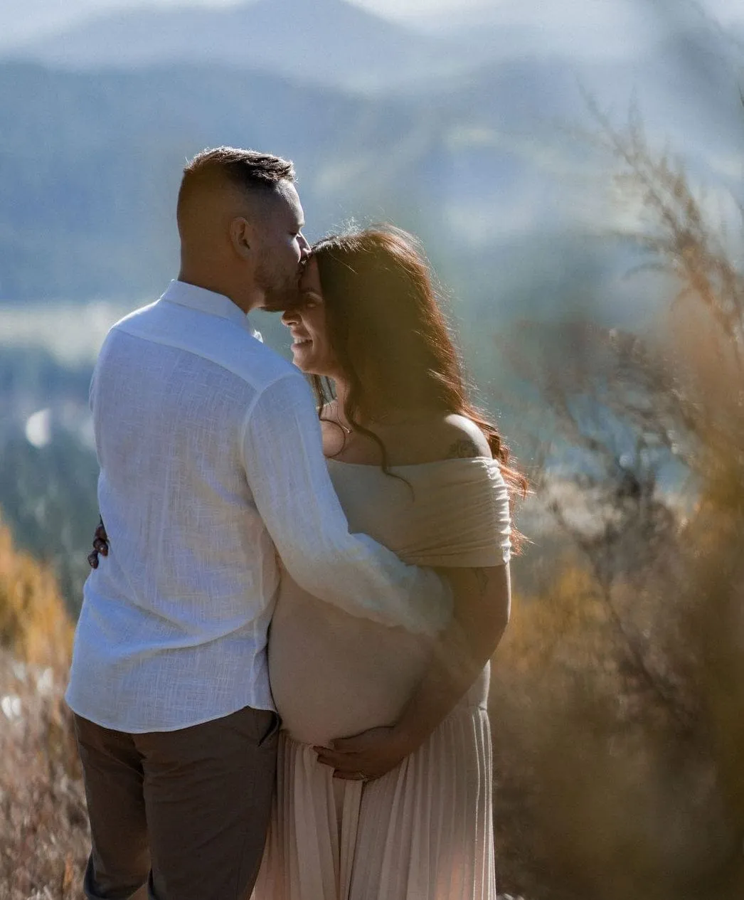 Field of Dreams Maxi Dress - Baby Shower Dress - Maternity Photoshoot Dress