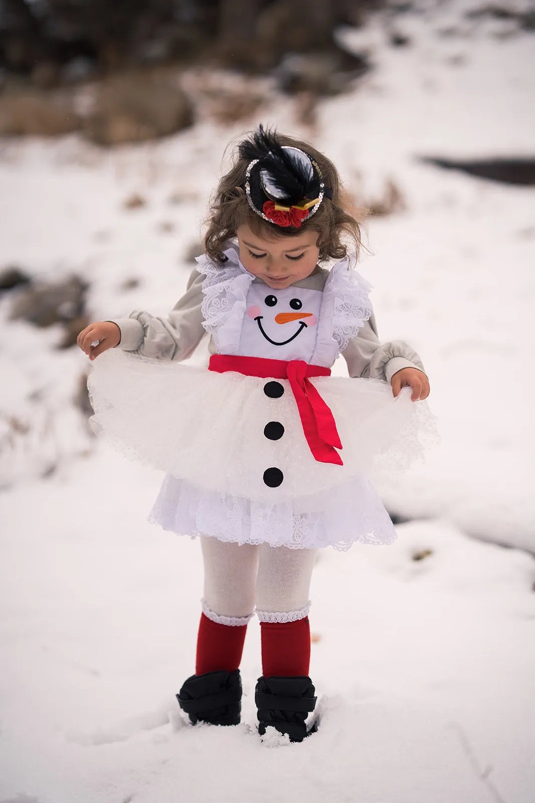 Frosty Pinafore Set