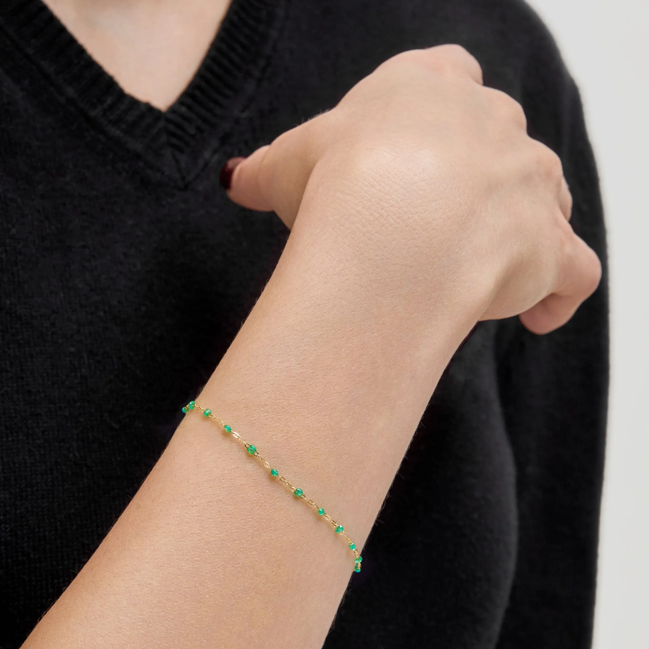 Gigi Clozeau Classic Yellow Gold Bracelet in Mint