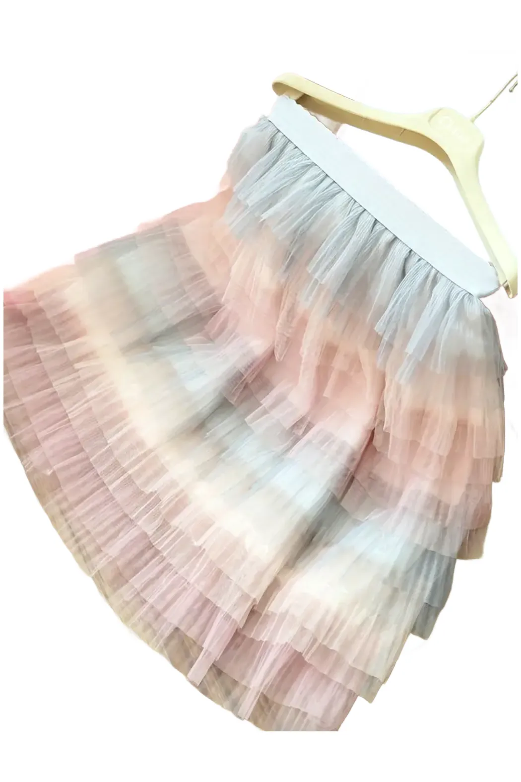 Girl's Colorful Mesh Skirt