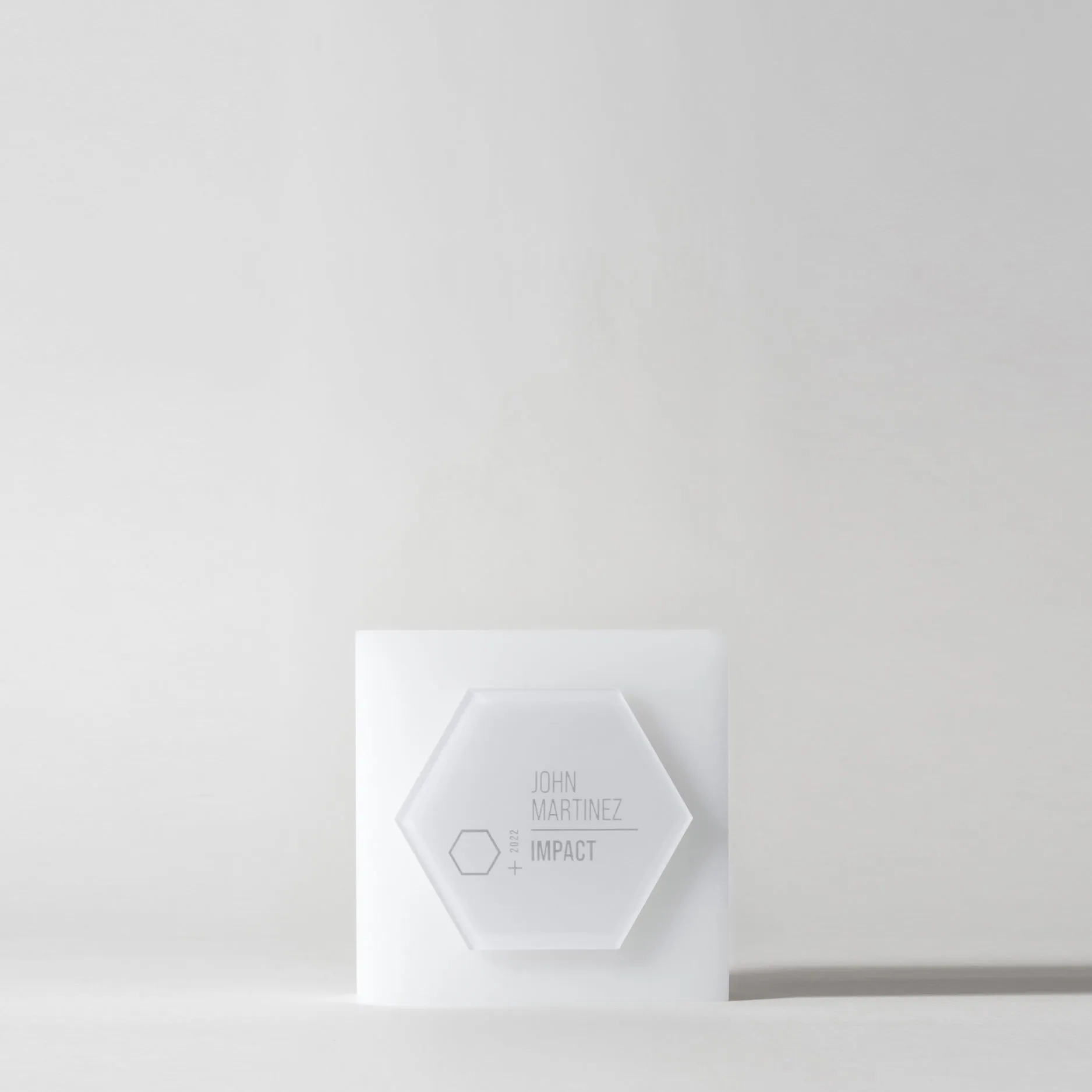 Glacio Award Hexagon |
