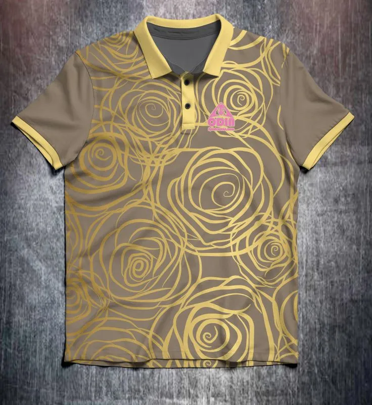 Gold Roses design shirt