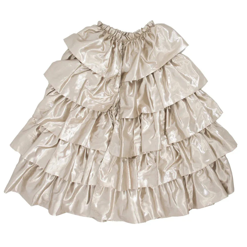 Gold Ruffle Cape - Meri Meri