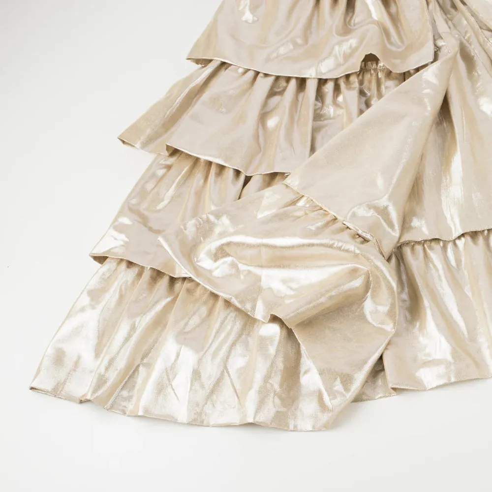 Gold Ruffle Cape - Meri Meri