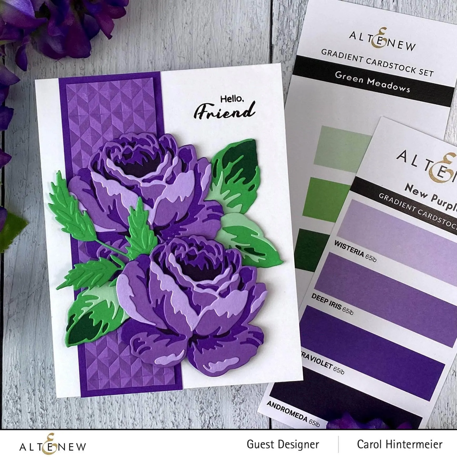 Gradient Cardstock Set - New Purple