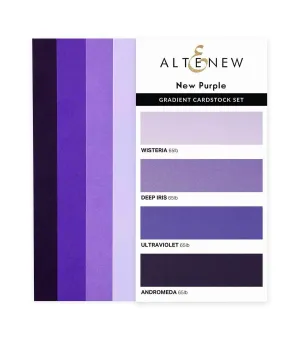 Gradient Cardstock Set - New Purple