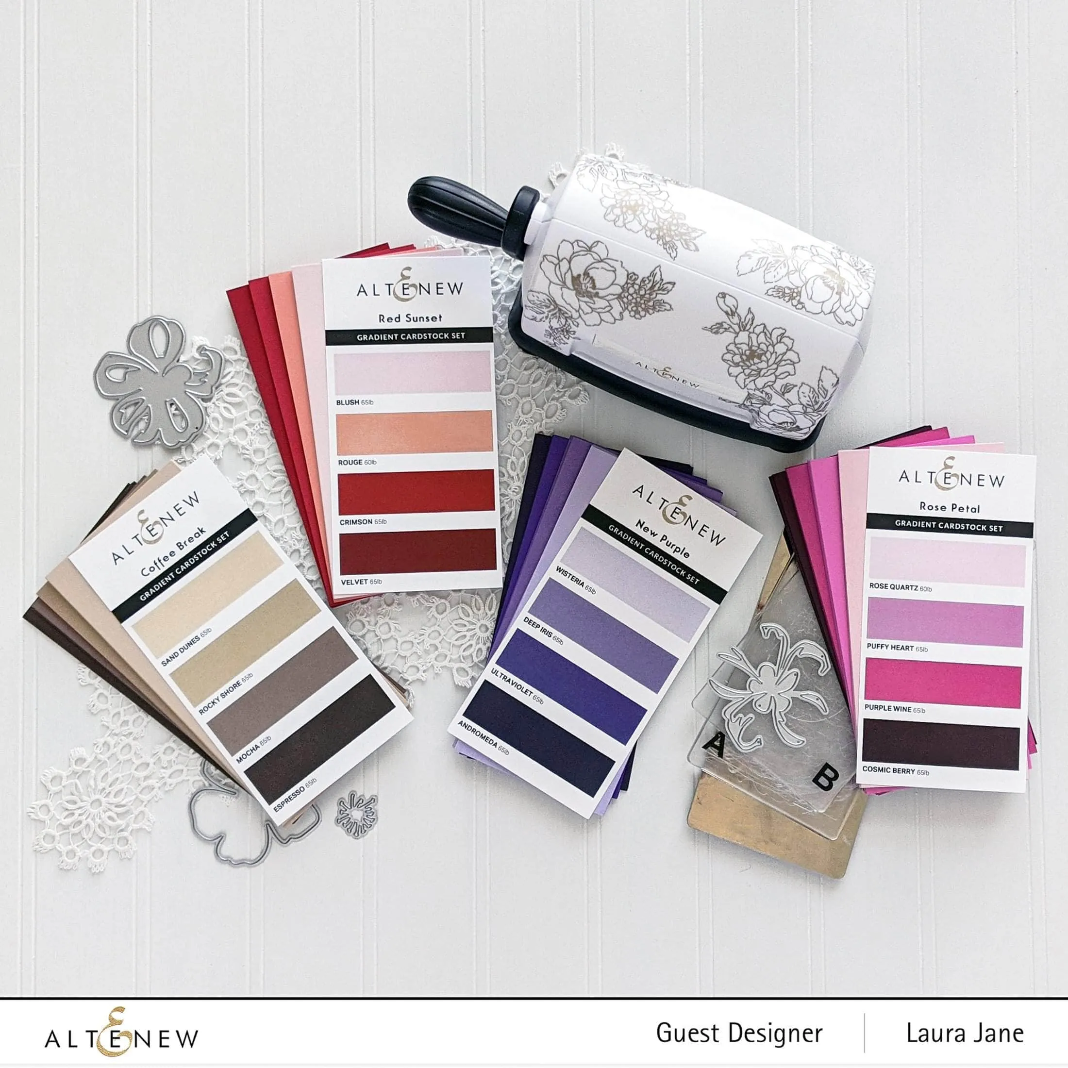 Gradient Cardstock Set - New Purple