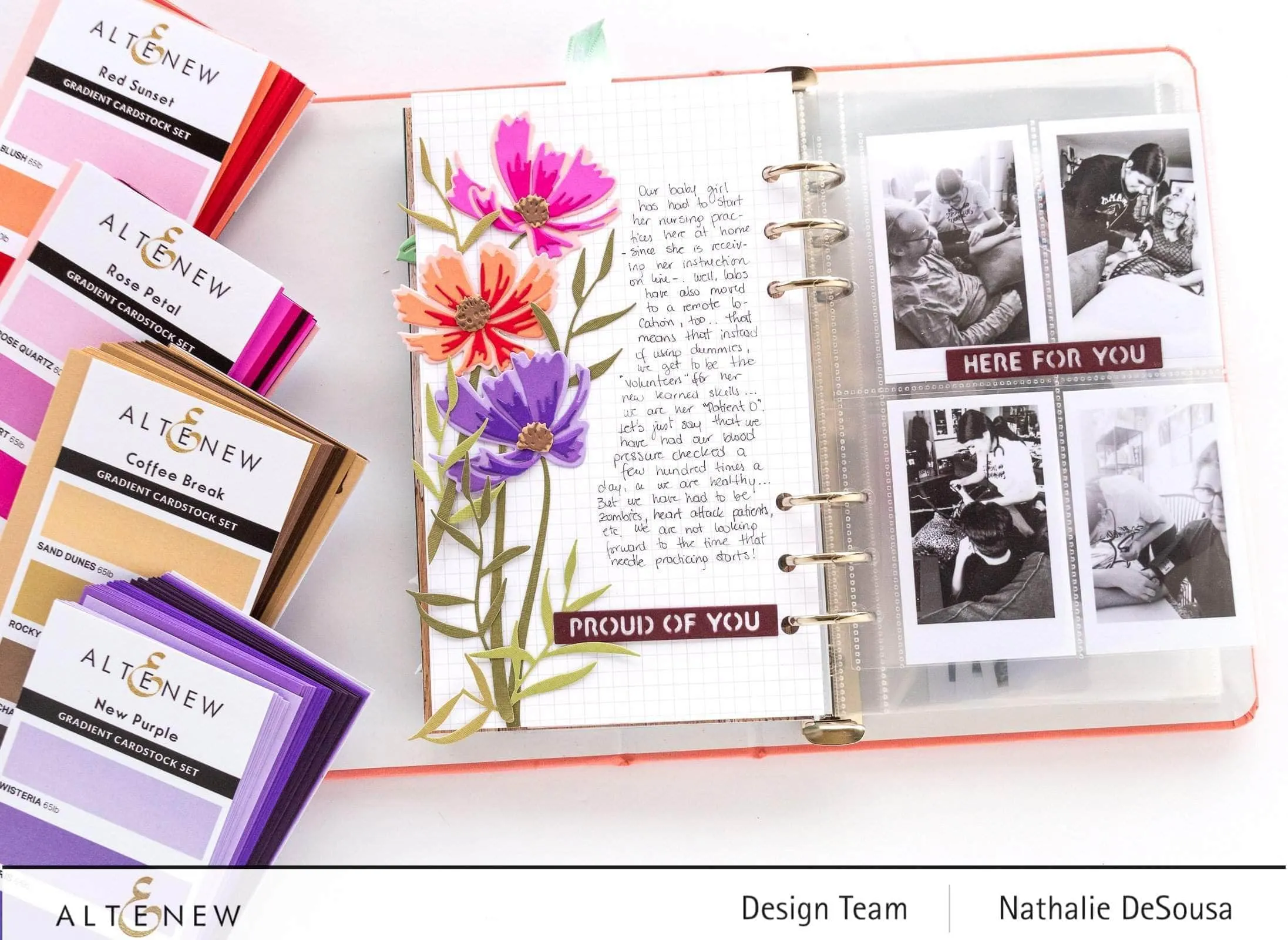 Gradient Cardstock Set - New Purple