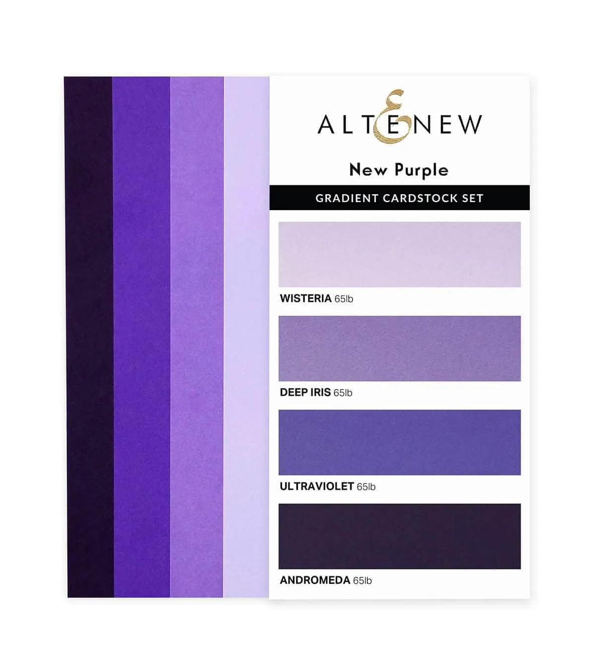 Gradient Cardstock Set - New Purple