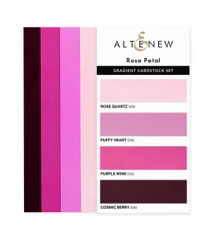 Gradient Cardstock Set - Rose Petal