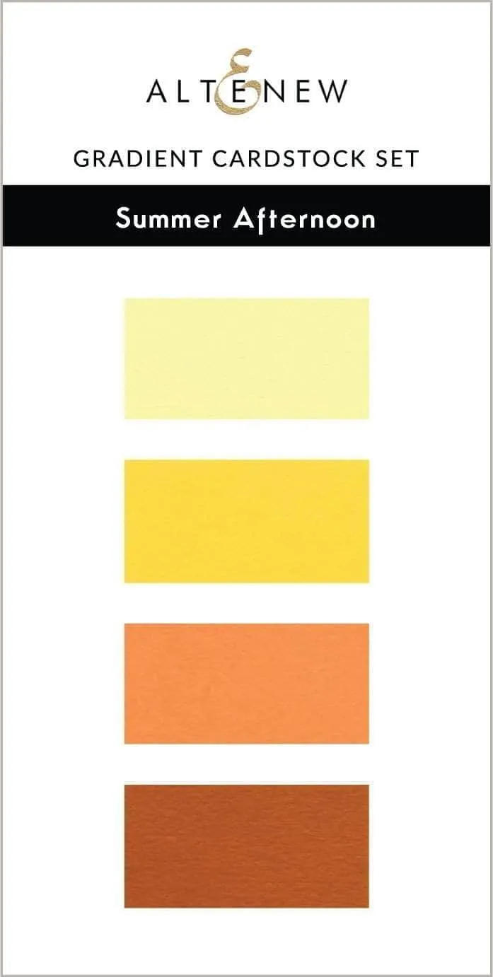 Gradient Cardstock Set - Summer Afternoon