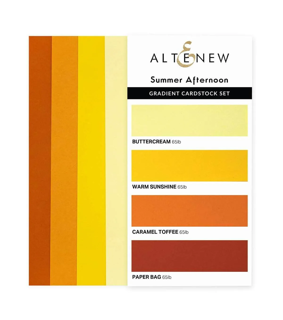 Gradient Cardstock Set - Summer Afternoon