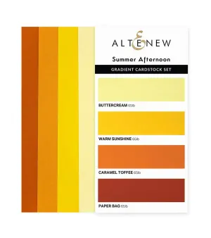 Gradient Cardstock Set - Summer Afternoon