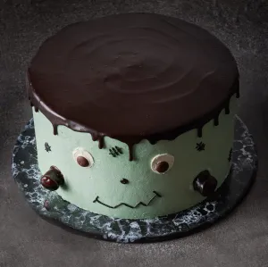 Halloween Frankenstein Cake