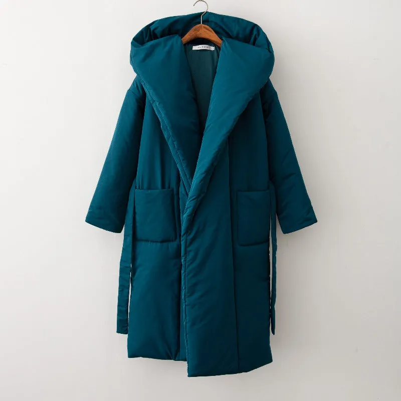 Hooded Long Puffer Parker Coat