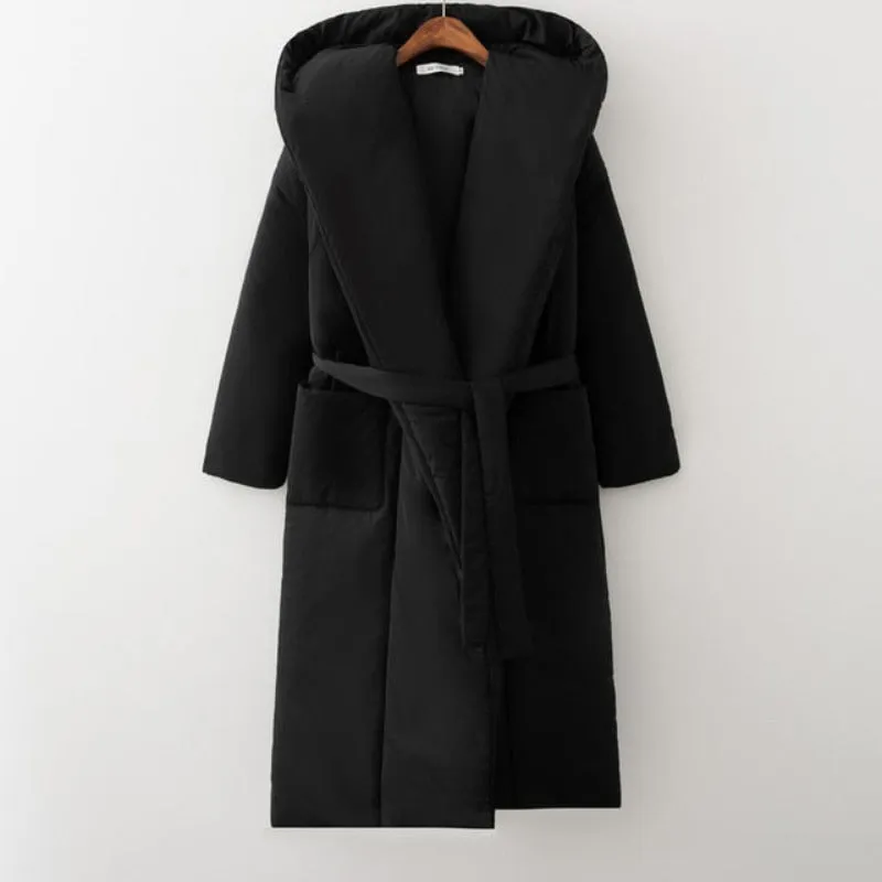 Hooded Long Puffer Parker Coat