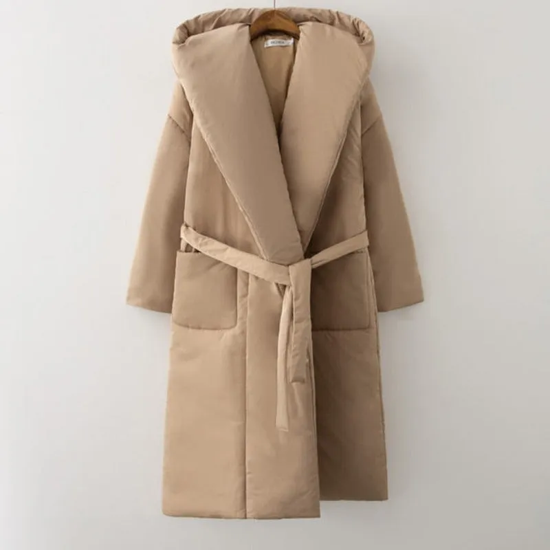 Hooded Long Puffer Parker Coat