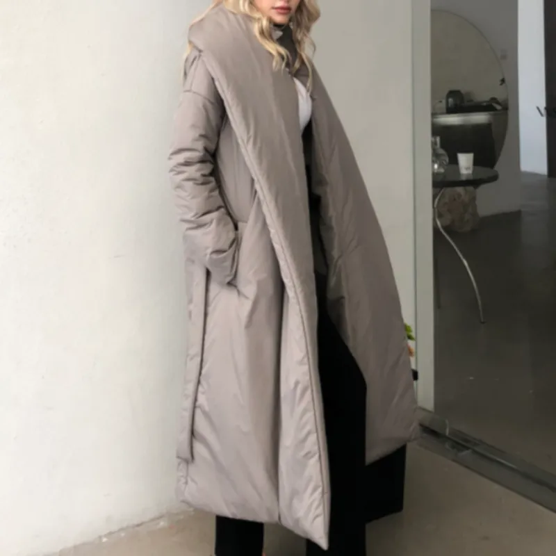 Hooded Long Puffer Parker Coat