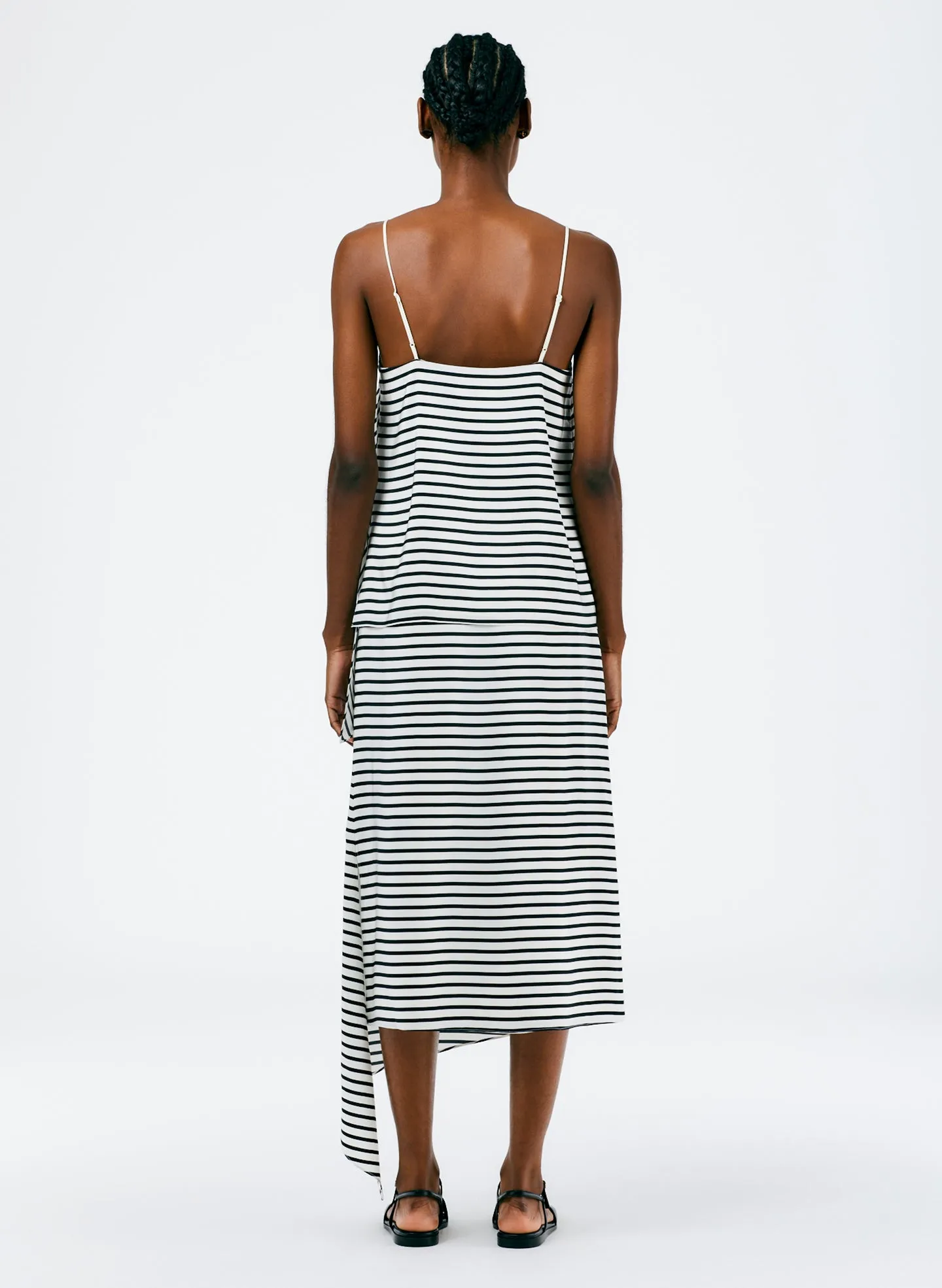 Identity Stripe Pencil Skirt