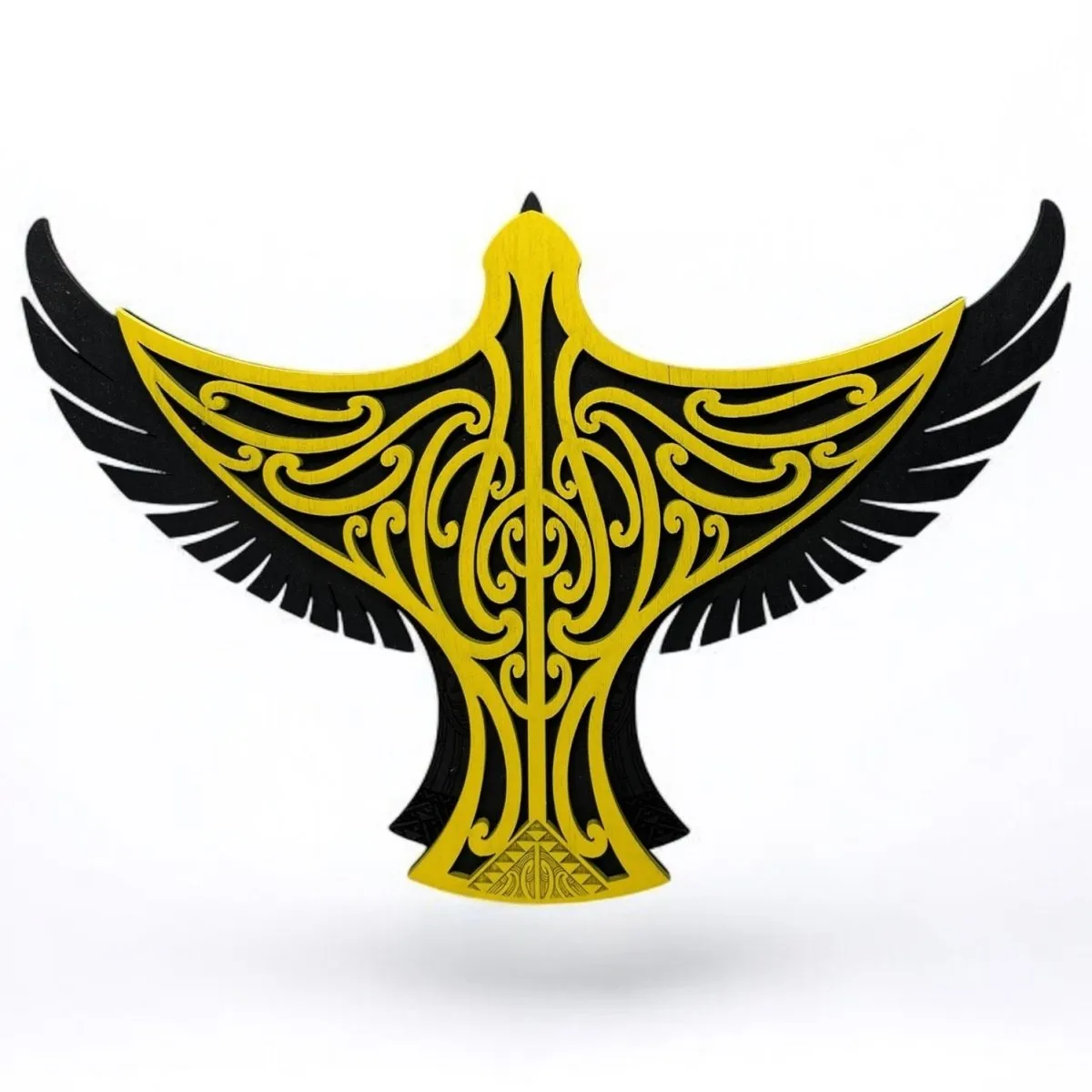 Karearea Falcon - Layered Art Wall Plaque