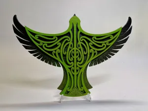 Karearea Falcon - Layered Art Wall Plaque