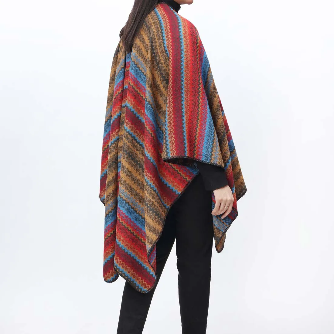 Khaki Cape Shawl PW9800