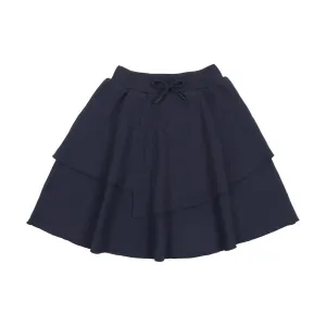 Kin And Kin Blue Layered Skirt