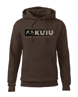 KUIU Distressed Logo Hoodie | Brown