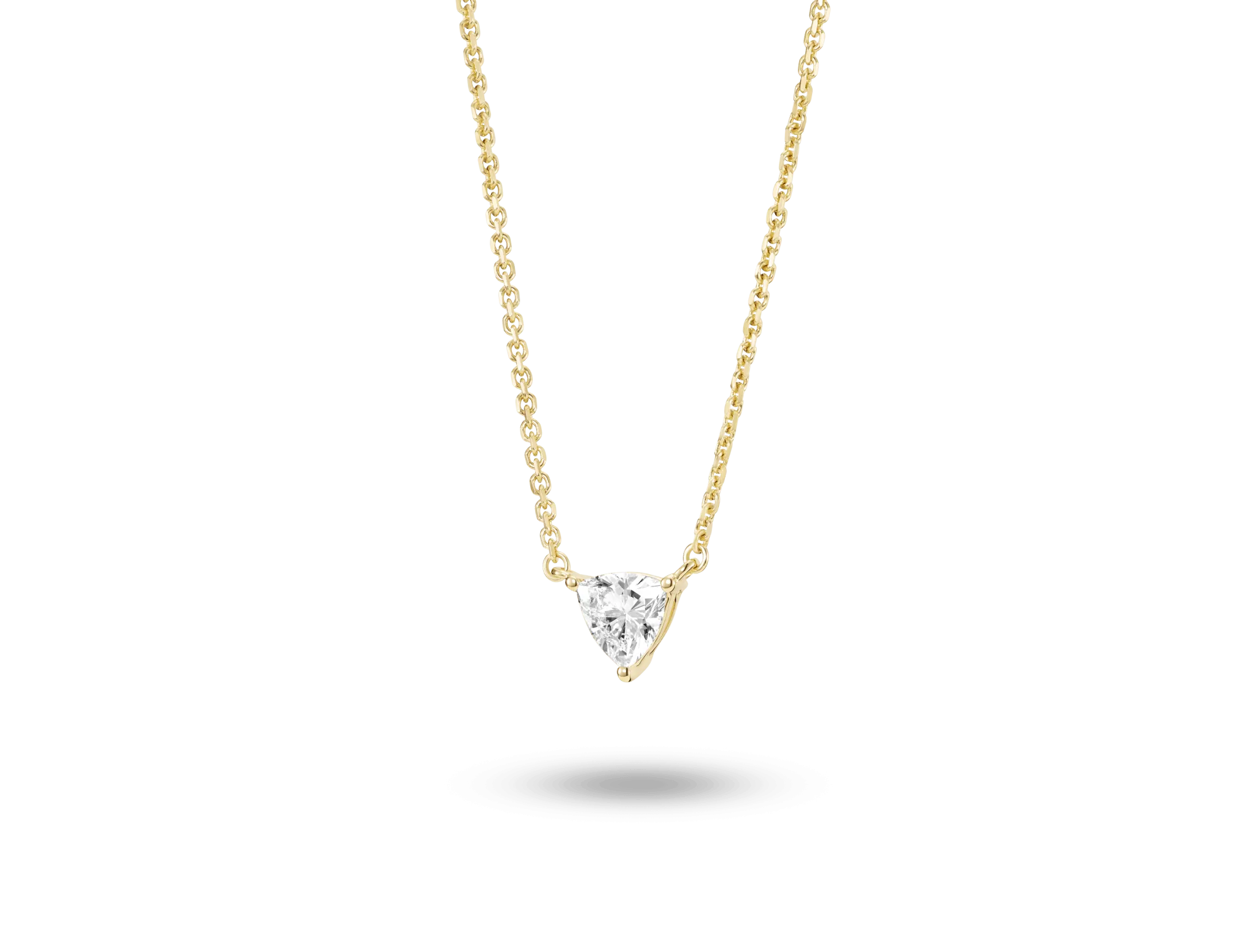 Lab-Grown Diamond ¼ct. Mini Trillion Pendant | White