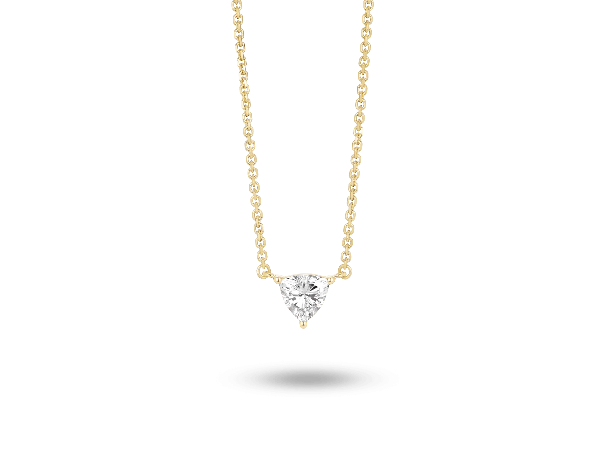 Lab-Grown Diamond ¼ct. Mini Trillion Pendant | White