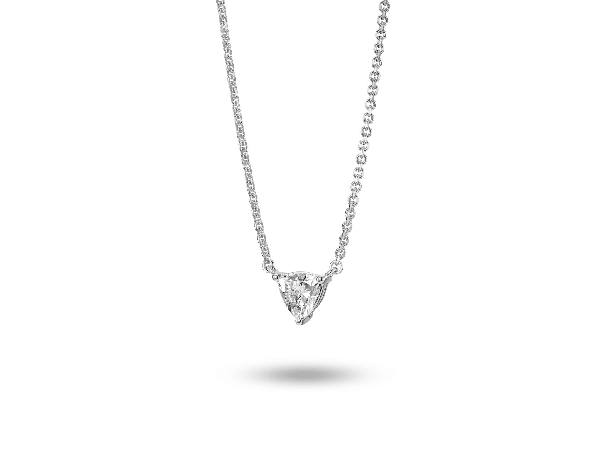 Lab-Grown Diamond ¼ct. Mini Trillion Pendant | White