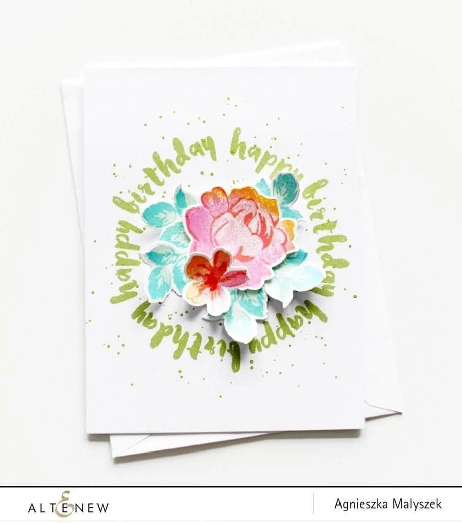 Layered Rose Stamping Kit