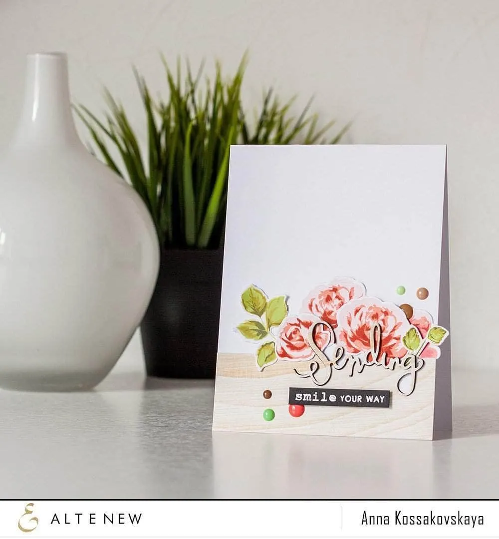 Layered Rose Stamping Kit