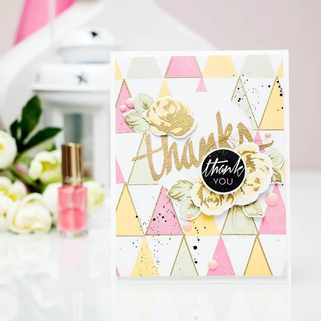Layered Rose Stamping Kit