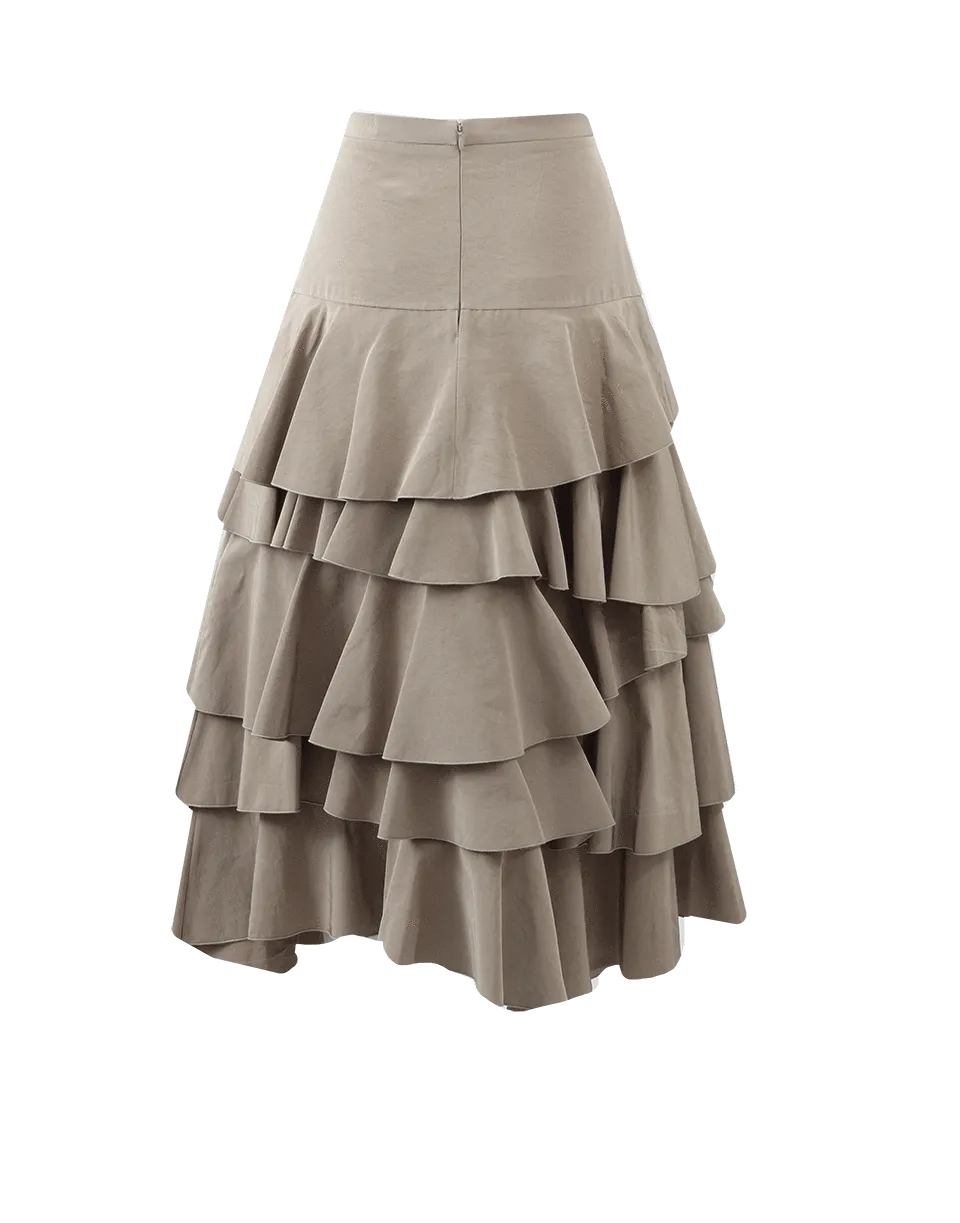 Layered Ruffle Skirt