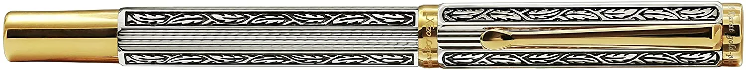 Legionnaire 18K Gold & Platinum Plated Diamond-Cut Rollerball Pen