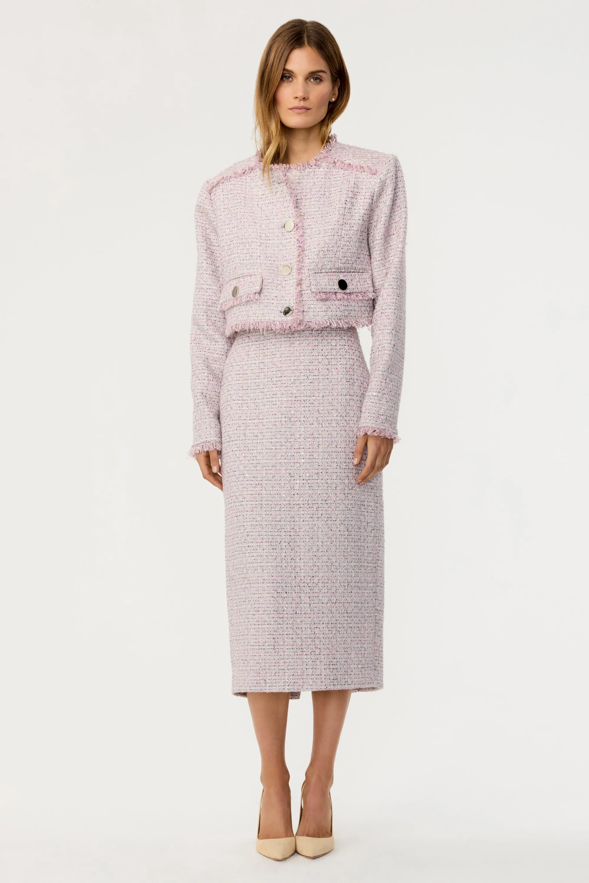 Leilani Tweed Pencil Skirt