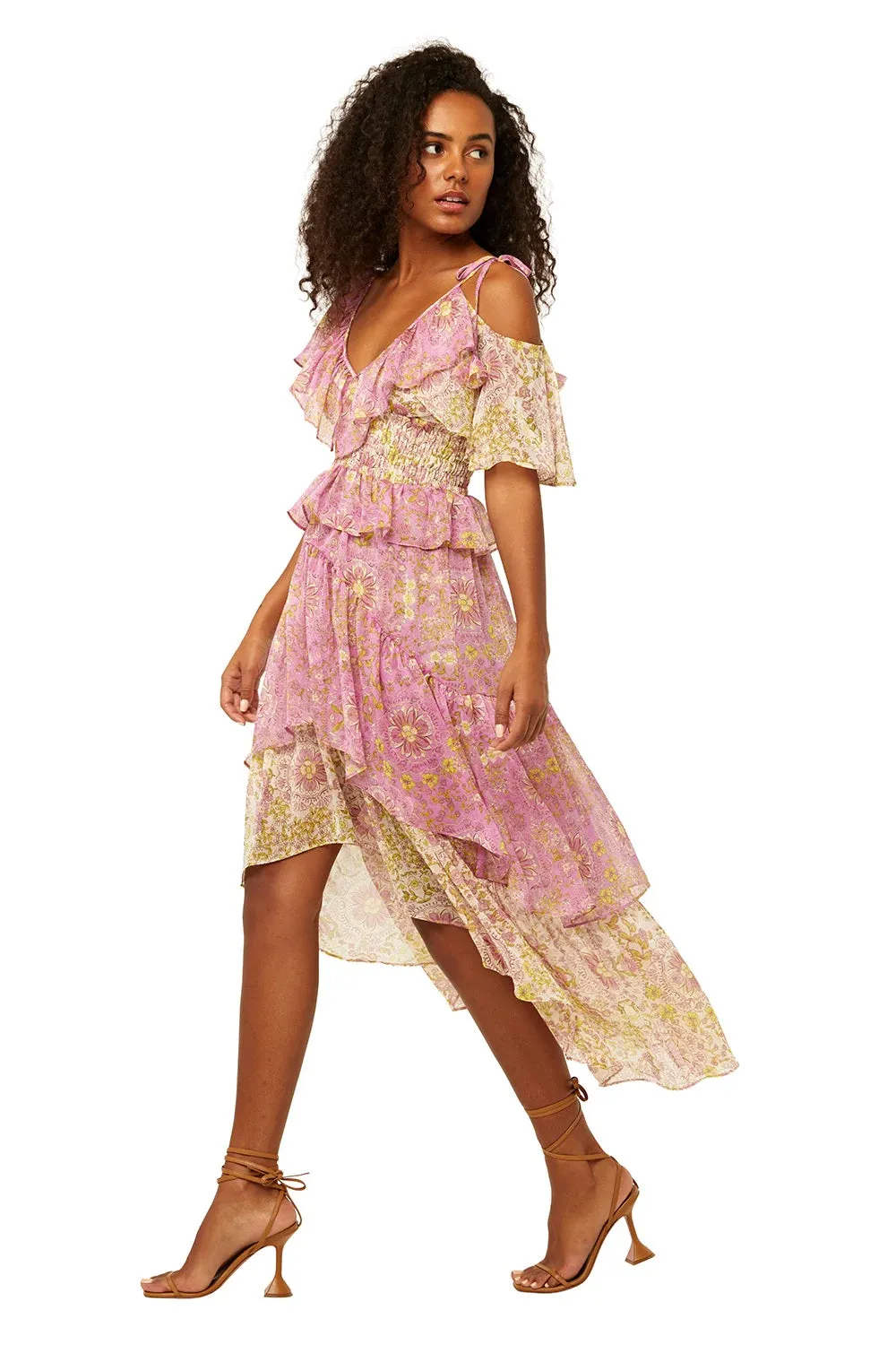 LIV DRESS - FLORA MEDALLION MIX