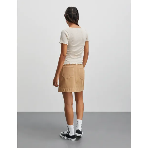 Mads Nørgaard W Ria Denim Skirt (tiger's eye)