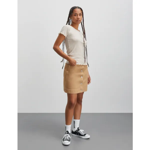 Mads Nørgaard W Ria Denim Skirt (tiger's eye)