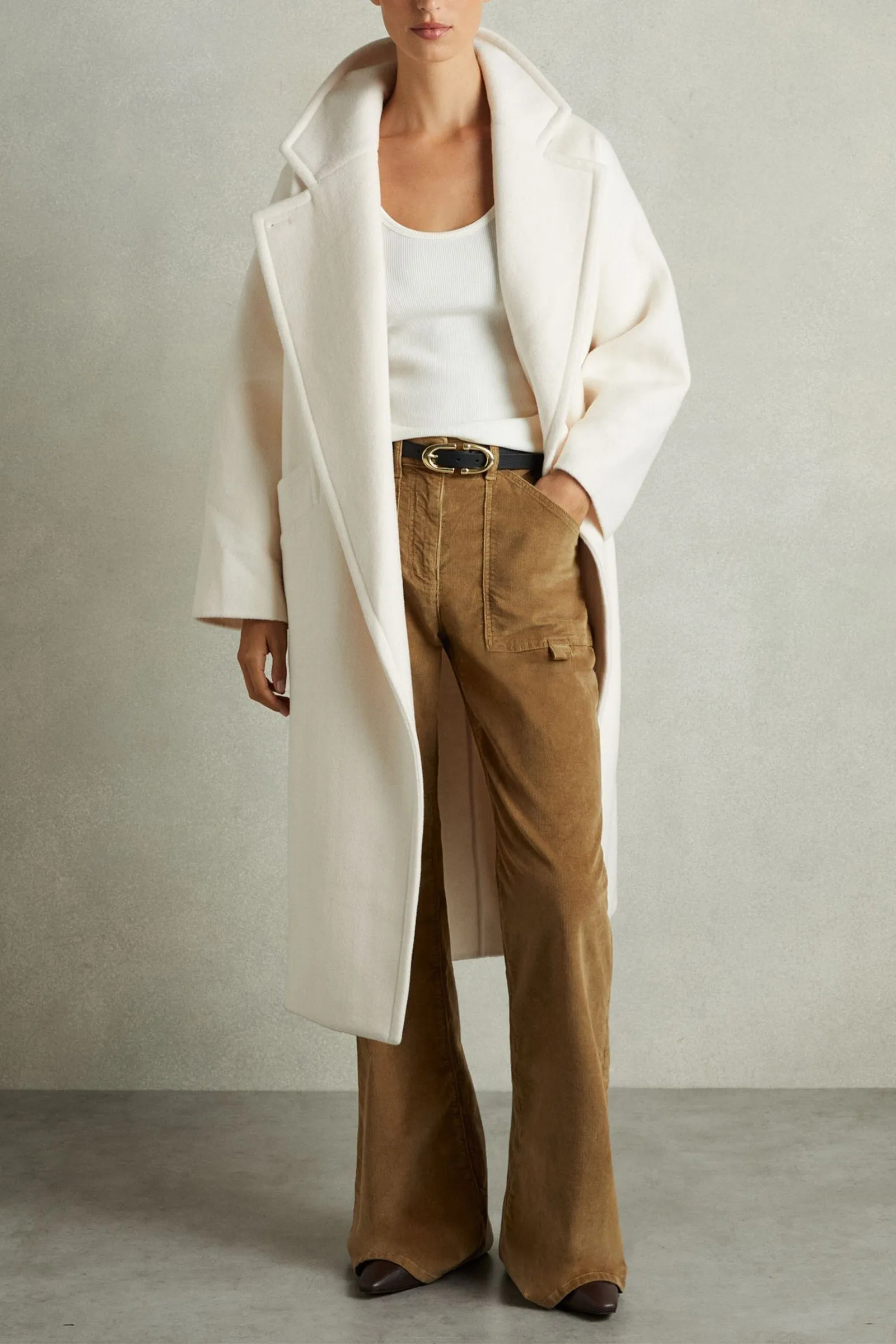 Marie Cotton-Blend Corduroy Flared Trousers