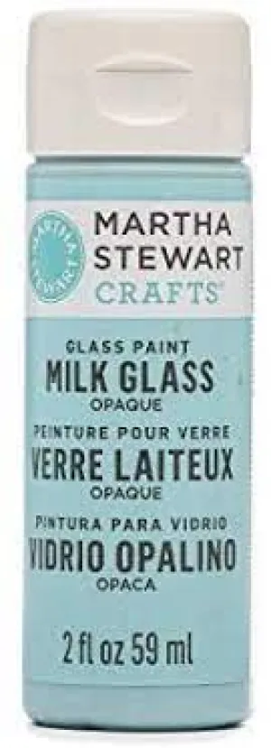 Martha Stewart Milk Glass Paint 20Z Azurite