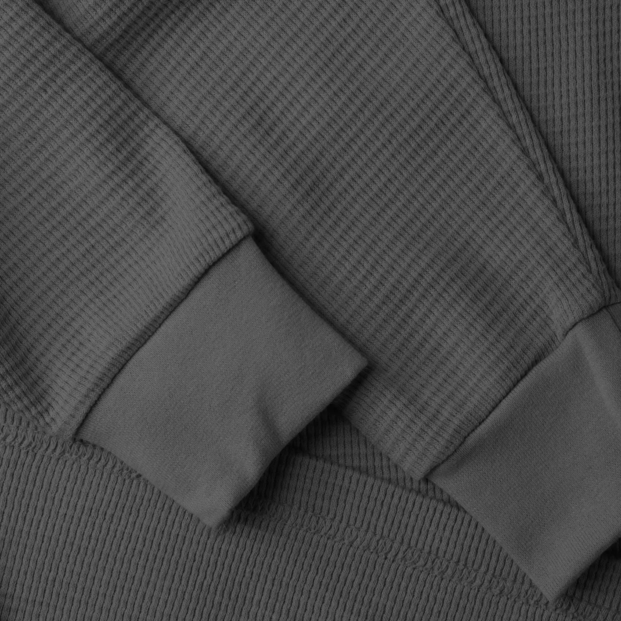 Men's Waffle Thermal Sweatshirts