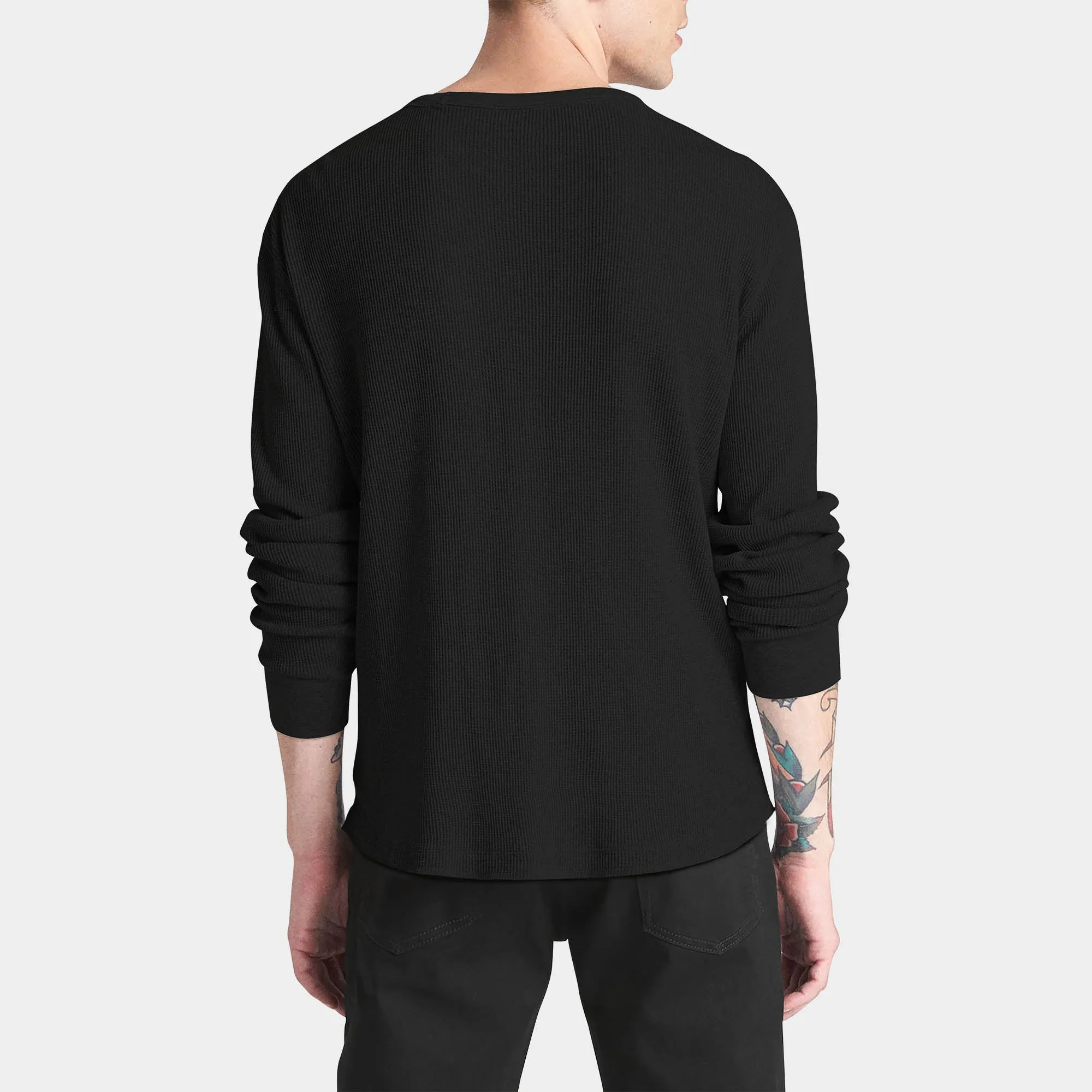 Men's Waffle Thermal Sweatshirts