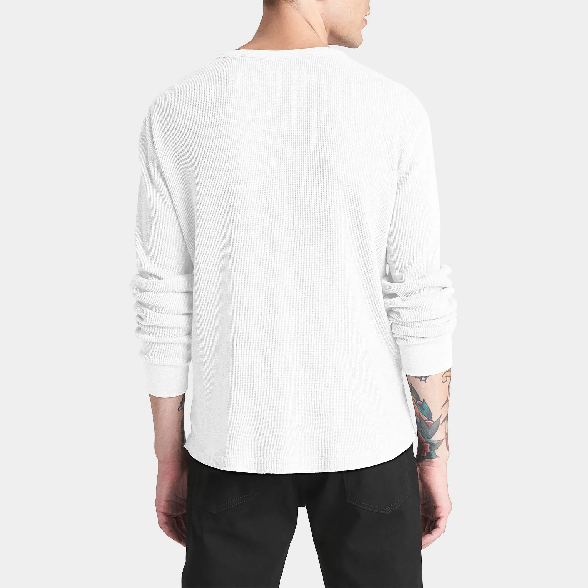 Men's Waffle Thermal Sweatshirts