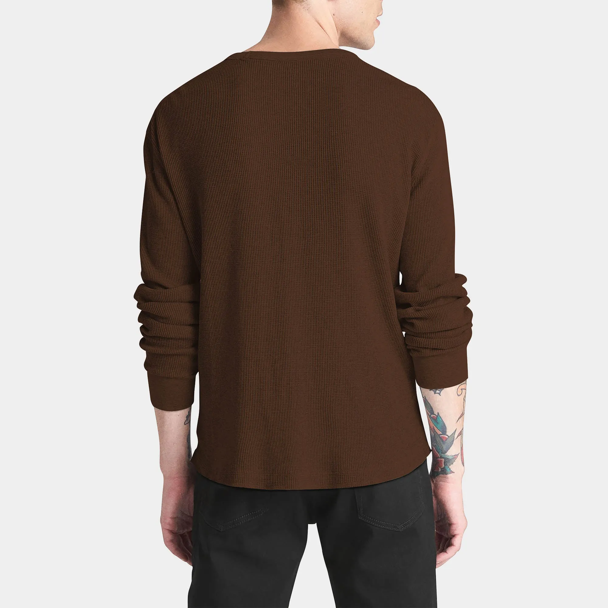 Men's Waffle Thermal Sweatshirts