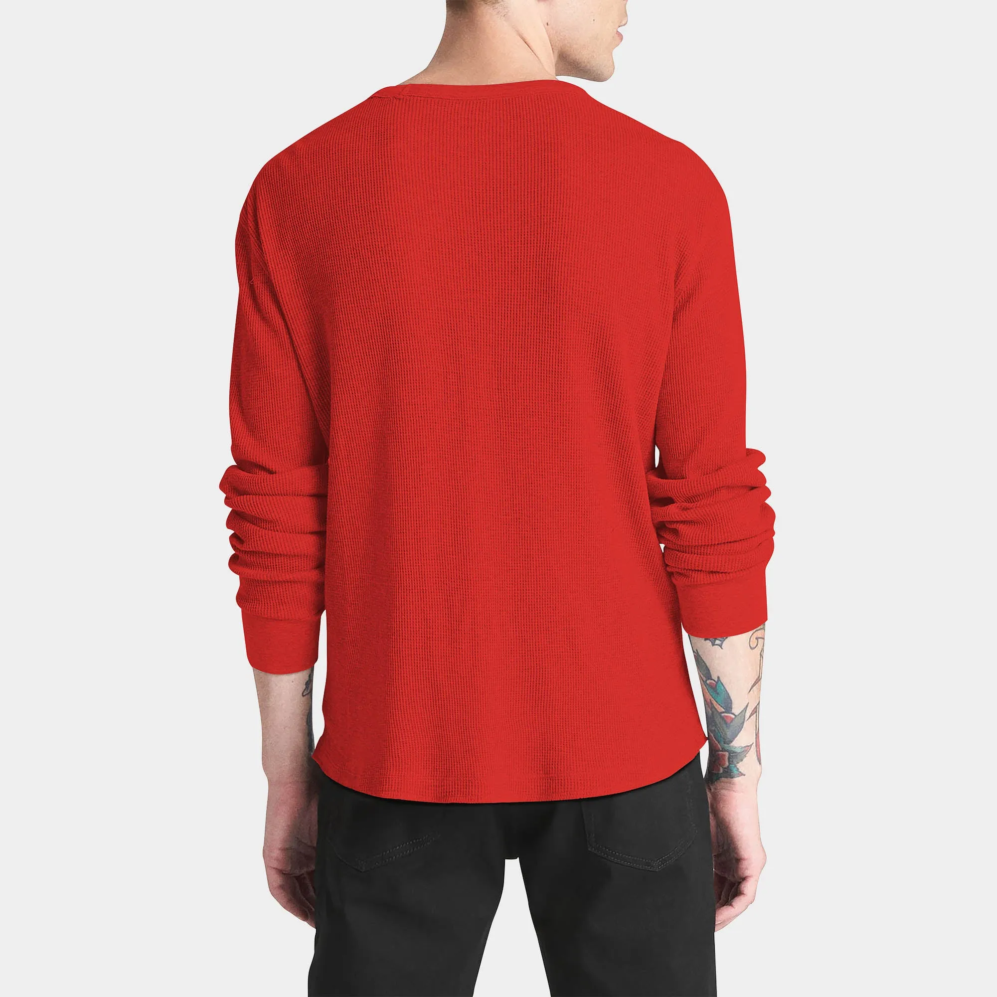 Men's Waffle Thermal Sweatshirts