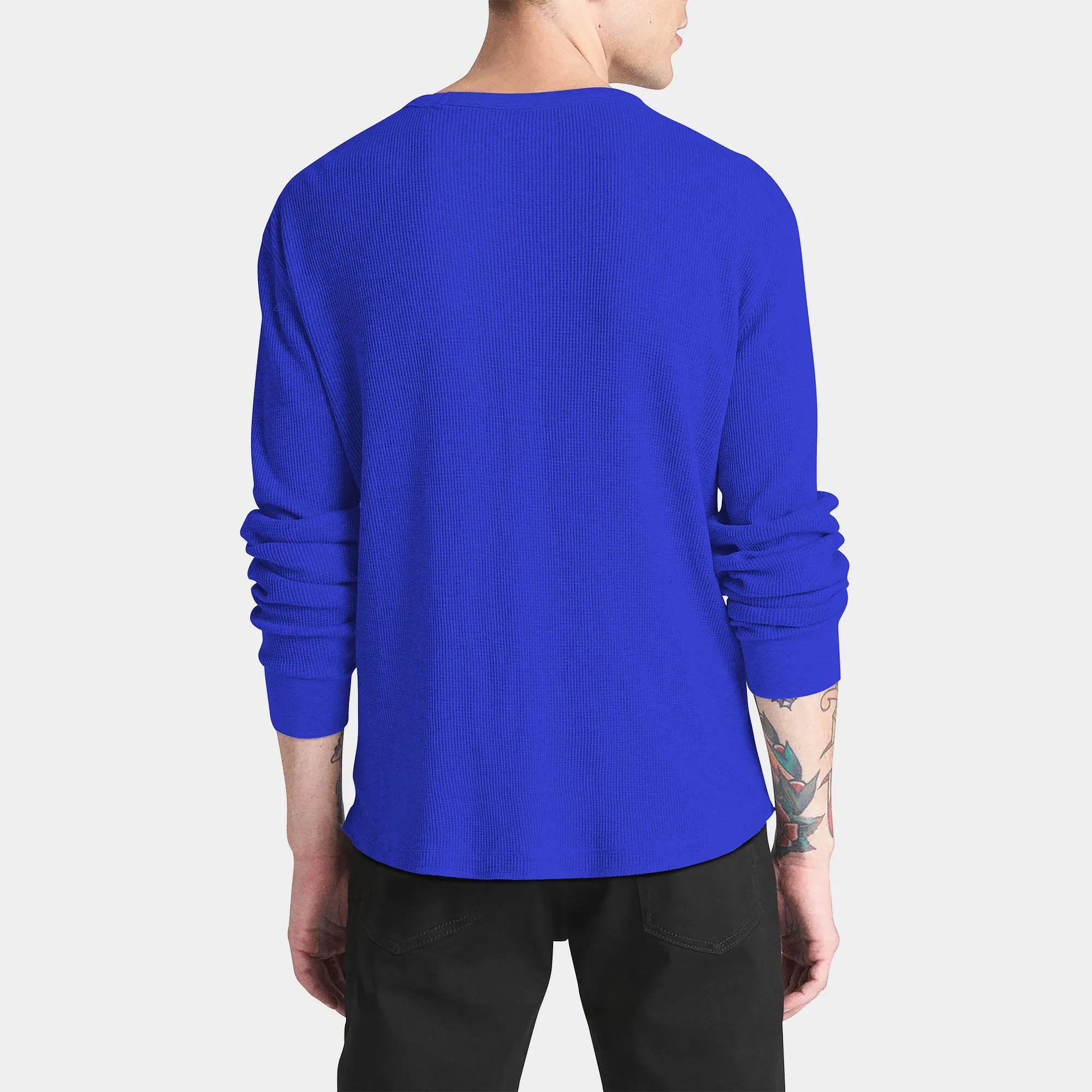 Men's Waffle Thermal Sweatshirts